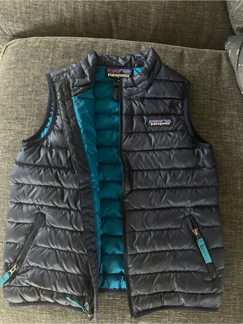 Patagonia Kids 5T Down Sweater Vest